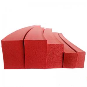 Silicone square foam seal strip 